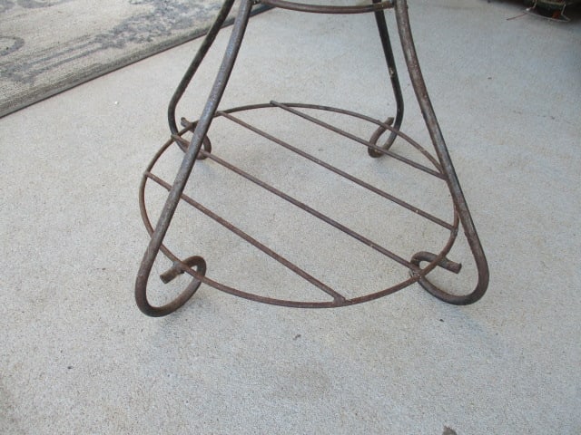 Wrought Iron Plant Stand - 3