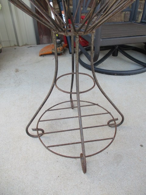 Wrought Iron Plant Stand - 4