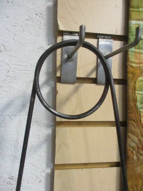 Large Brushed Metal Safety Pin Wall Art - 3