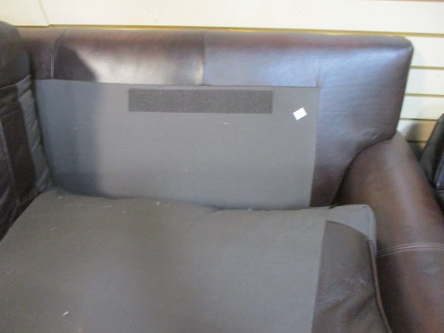 Bernhardt Brown Leather Sofa - 4
