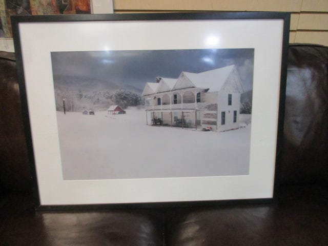 Framed and Matted "In the Winter of Life" by Joseph Cattoni Photograph Artwork (1 of 6)