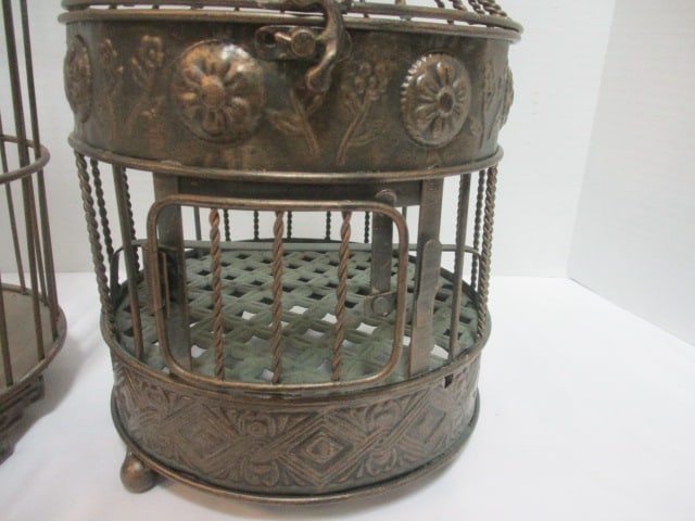 2 Metal Bird Cages - 2