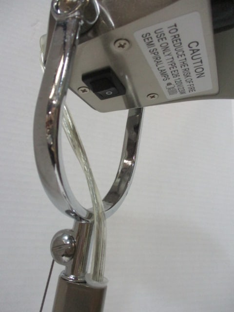 Genesis Light Corp. Chrome Swing Arm Desk Lamp - Model #GN4154TU2 - 3