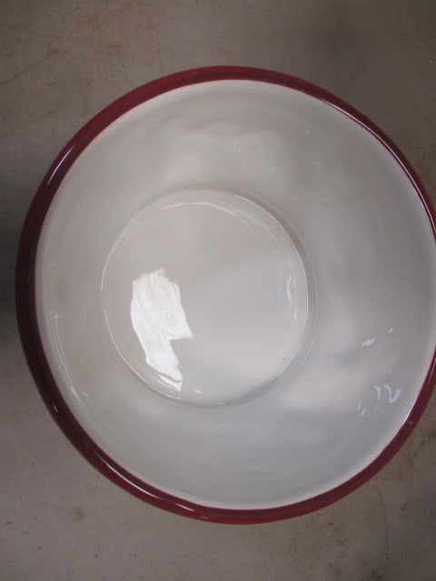 Sonoma Life+Style Painted Fruit Trivet and Bowls, Siena Painted Serving Bowl, - 7