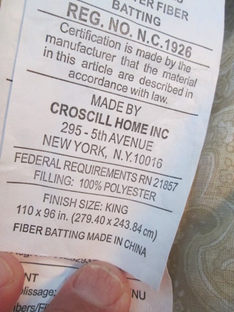Like New Croscill Home Burgundy/Gold Floral King Size Comforter Set - 7