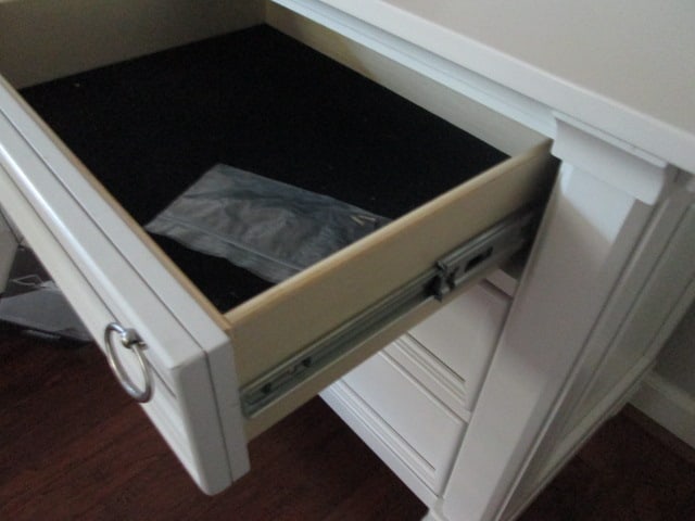 Like New Ashley White Millenium Collection 3 Drawer Nightstand - 2