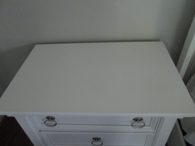 Like New Ashley White Millenium Collection 3 Drawer Nightstand - 2
