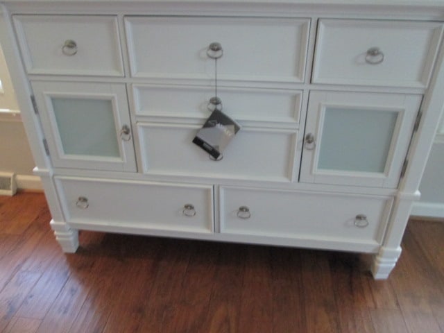 Like New Ashley White Millenium Collection Tall Gentleman's Dresser - 3