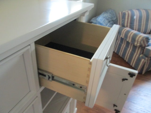 Like New Ashley White Millenium Collection Tall Gentleman's Dresser - 5