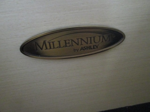 Like New Ashley White Millenium Collection Tall Gentleman's Dresser - 8