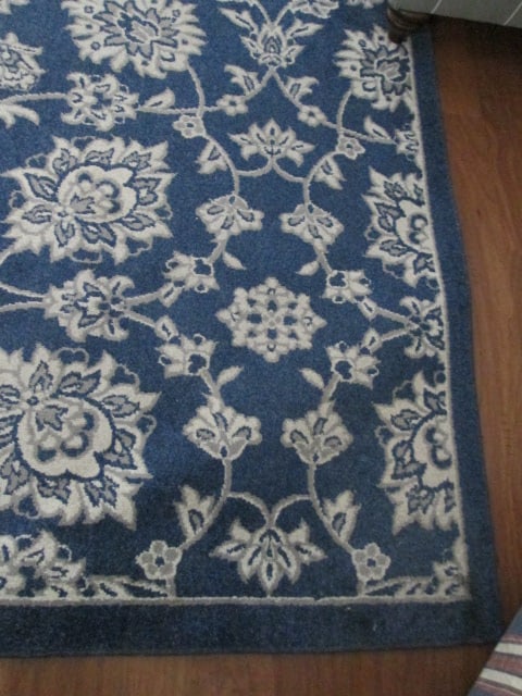 Kas "Lucia" Blue/White Indoor Outdoor Area Rug - 2