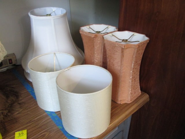 Three Pair of Nice Matching Lamp Shades: see pictures and preview for styles, Local Pickup Only