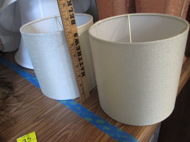 Three Pair of Nice Matching Lamp Shades - 3