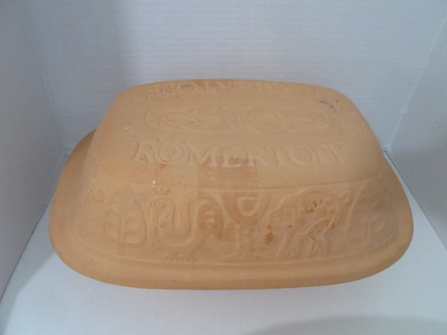 Romertopf Terra Cotta Dutch Oven: 14" long