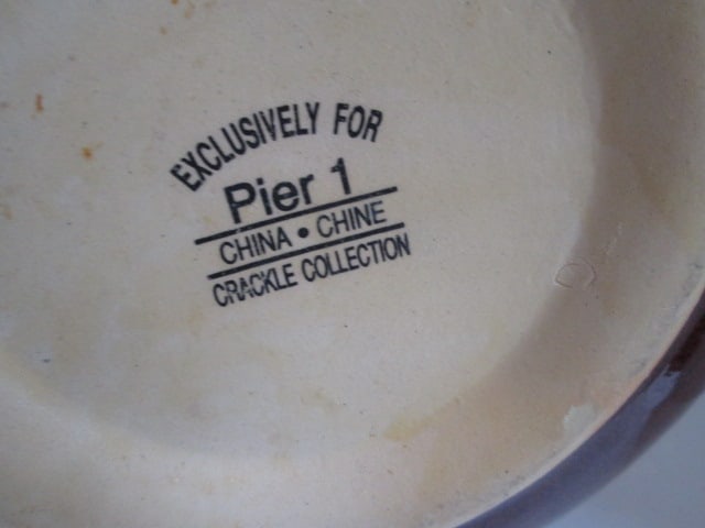 Pier 1 Crackle Collection Stoneware Bowl - 2