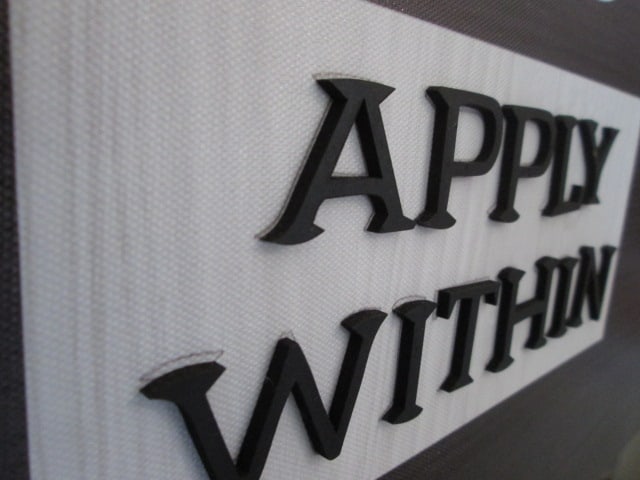 "Laundry Room" Novelty Sign - 2