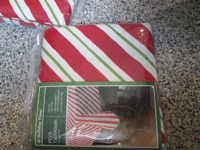 Six New Holiday Table Clothes - 6