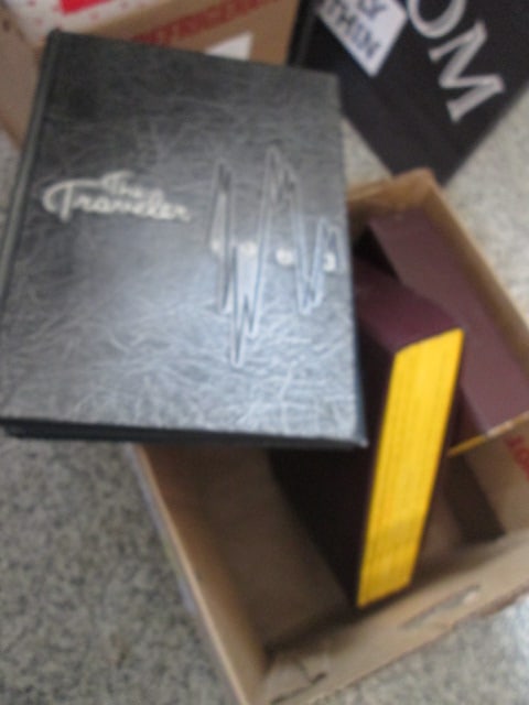 1996 "National Geographic" Magazines in Keeper Sleeves and Three Old Year Books: .