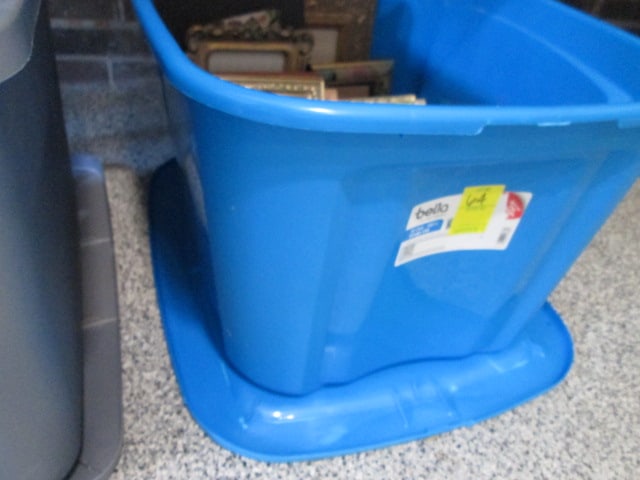 Large Assortment of Nice Photo Frames in 18 Gallon Totes - 2