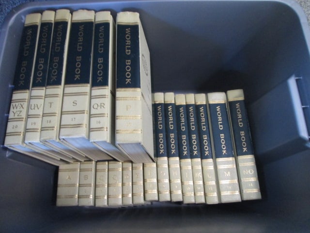 1966 "50th Anniversary Edition The World Book Encyclopedia": Includes tote, Local Pickup Only