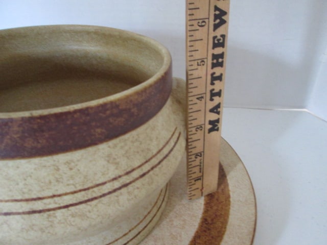 Pottery Craft Plate and Tureen - 3