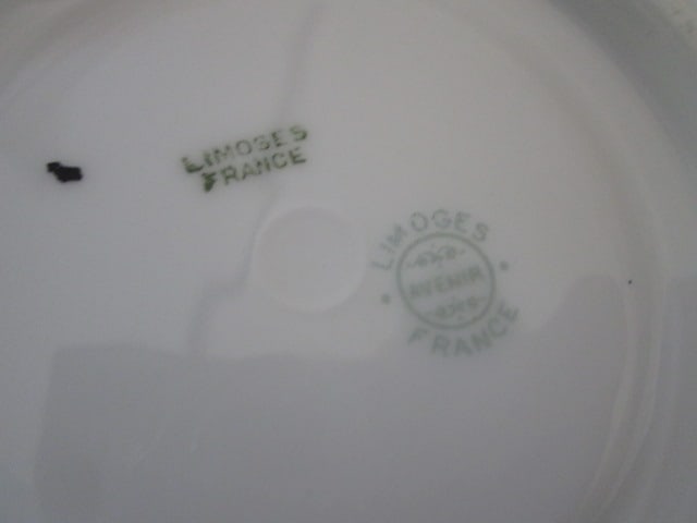 Limoges Saucers, Hyalyn Fruit Plates and Royal Albert 1st Edition "Happy Birthday" Plate - 3
