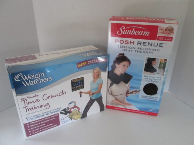 New Sunbeam Posh Renue Heat Therapy Wrap and Weight Watchers 10 Minute (1 of 5)