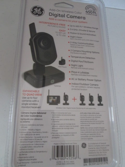 New Old Stock GE Add-On Wireless Color Digital Camera - 4