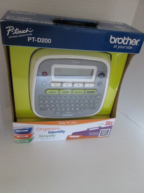 New Old Stock Brother PT-D200 Label Maker and Sew-Ology Compact Organizer - 2