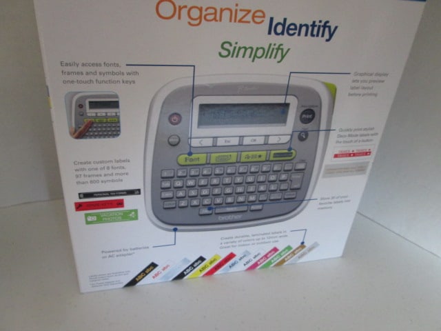 New Old Stock Brother PT-D200 Label Maker and Sew-Ology Compact Organizer - 3