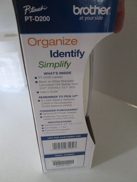 New Old Stock Brother PT-D200 Label Maker and Sew-Ology Compact Organizer - 4