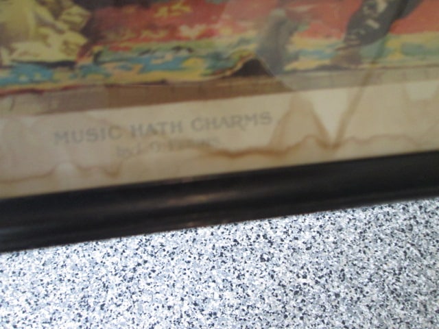 Two Vintage Framed Lithograph Prints - 3