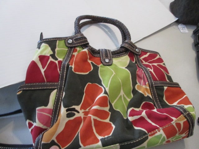 Ralph Lauren and Fossil Designer Fashionable Fabric Purses - 5