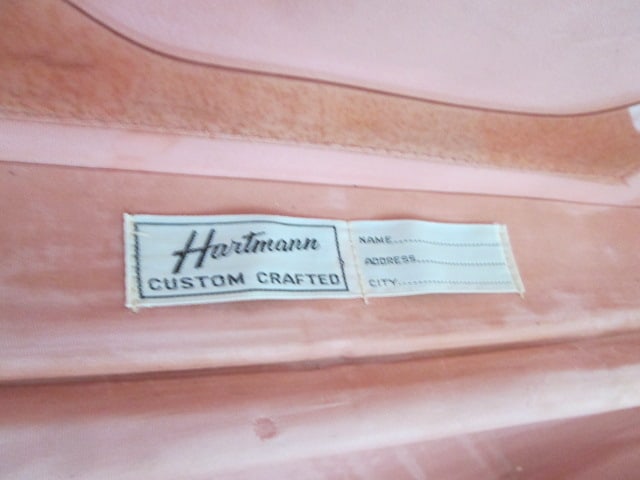 Hartmann Luggage Red Leather Travel Case - 2