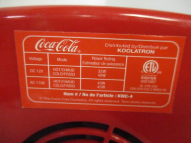 Koolatron "Coca-Cola" Mini Fridge - 5