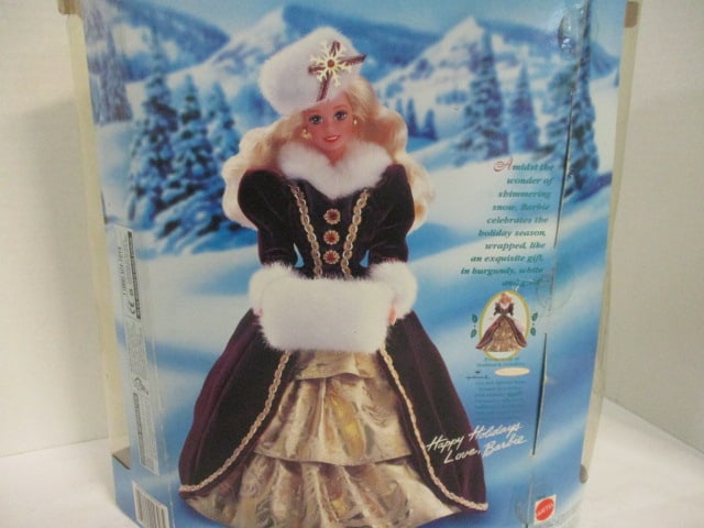 1996 "Happy Holidays Barbie" Doll in Original Box - #15646 - 4