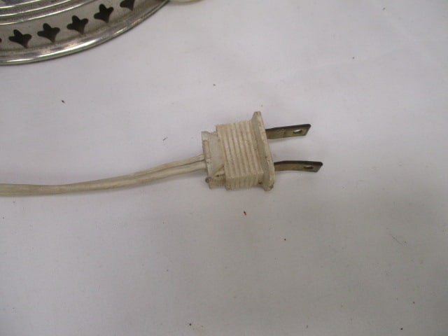Vintage Rayo Nickel Plated Electricfied Oil Lamp - 5