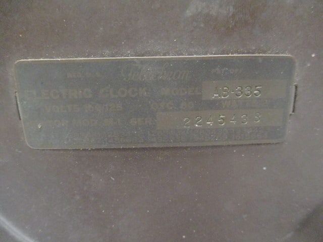 Vintage General Electric Telecron Electric Mantel Clock - 5