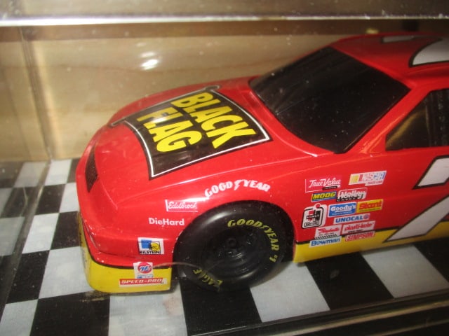 2 Racing Champions "NASCAR #7" Die Cast Model Cars in Plastic Display - 4