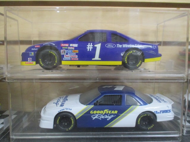 2 Racing Champions "Goodyear #1" Die Cast Model Cars in Plastic Display (1 of 4)