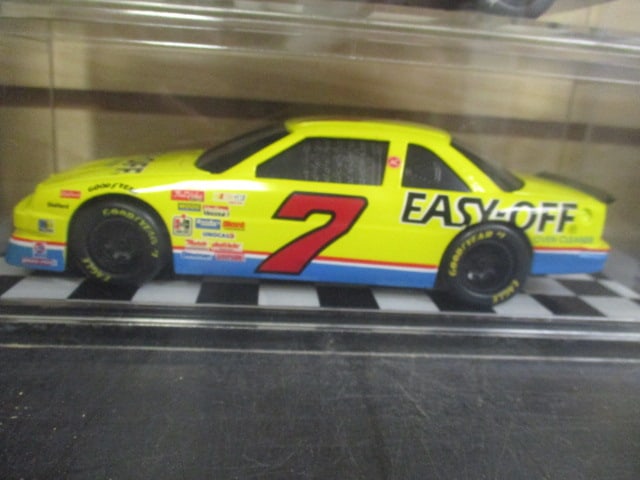 2 Racing Champions "NASCAR #7" Die Cast Model Cars in Plastic Display - 3