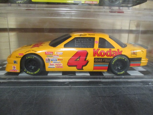 2 Racing Champions "Ernie Irvan" Die Cast Model Cars in Plastic Display - 3