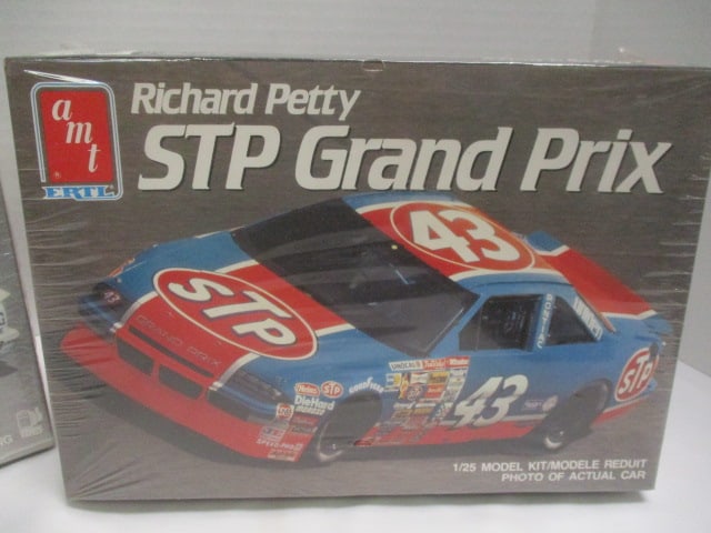 New Old Stock AMT "Bill Elliott's Coors Ford Thunderbird" and "Richard Petty's - 2
