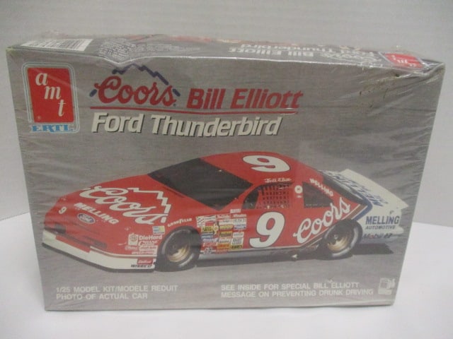 New Old Stock AMT "Bill Elliott's Coors Ford Thunderbird" and "Richard Petty's - 5