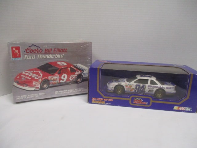 New Old Stock AMT "Bill Elliott's Coors Ford Thunderbird" Model Car Kit and (1 of 7)
