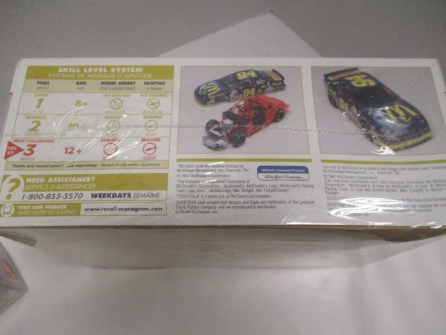 New Old Stock AMT "Bill Elliott's Coors Ford Thunderbird" and Revel Monogram - 3