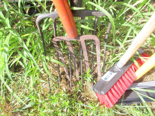 Lot of Pitchforks, Brush, Long Arm 6-12' Extendable - 2