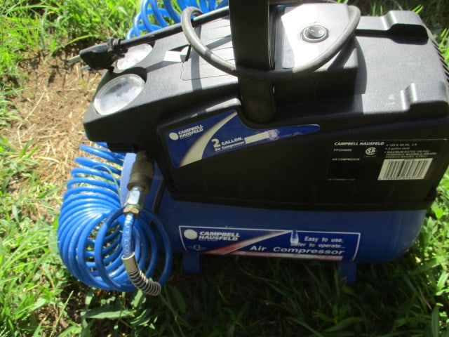Campbell Hausfeld 2 Gallon Air Compressor: 100 PSI