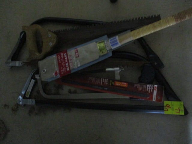 Lot of Hand Saws: .