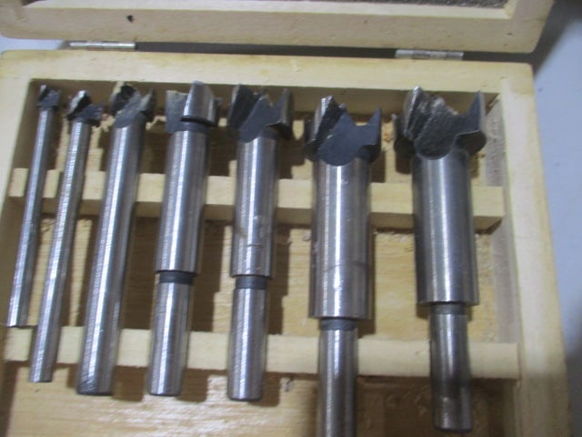 7 Piece Forstner Bit Set: .